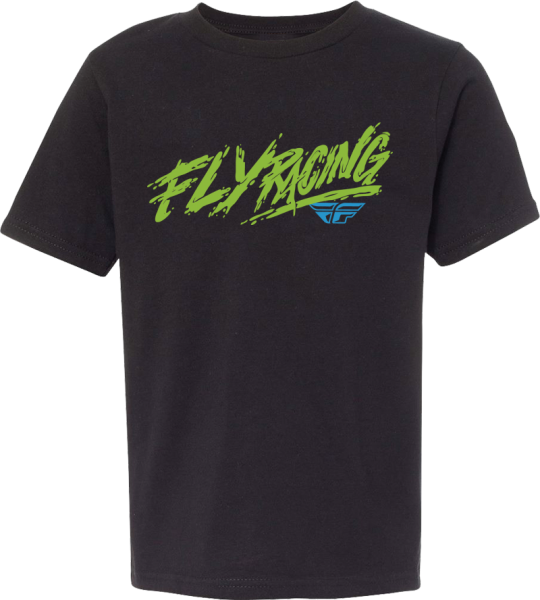 FLY RACING - YOUTH FLY KHAOS TEE BLACK YL - Image 1