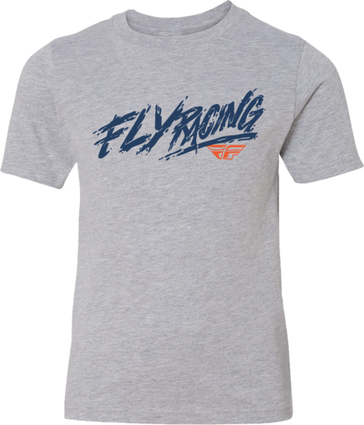 FLY RACING - YOUTH FLY KHAOS TEE GREY YL - Image 1