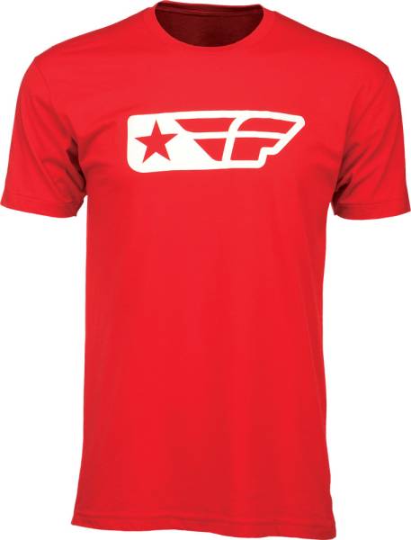 FLY RACING - F-STAR TEE RED 2X - Image 1