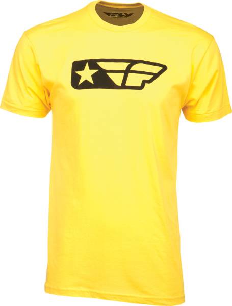 FLY RACING - F-STAR TEE YELLOW 2X - Image 1