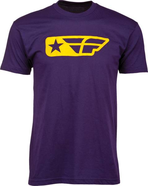 FLY RACING - F-STAR TEE PURPLE L - Image 1