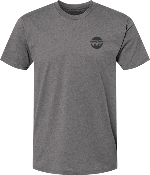 FLY RACING - FLY PRIME TEE GREY HEATHER 2X - Image 1