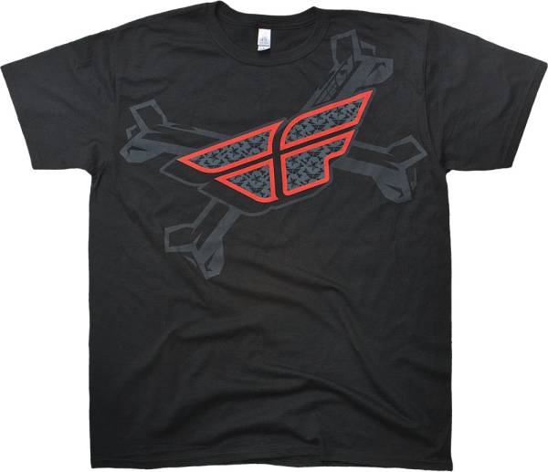 FLY RACING - BONE-A-FIDE TEE BLACK M - Image 1