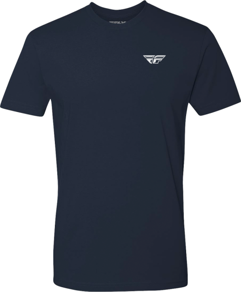 FLY RACING - FLY PULSE TEE NAVY 2X - Image 1