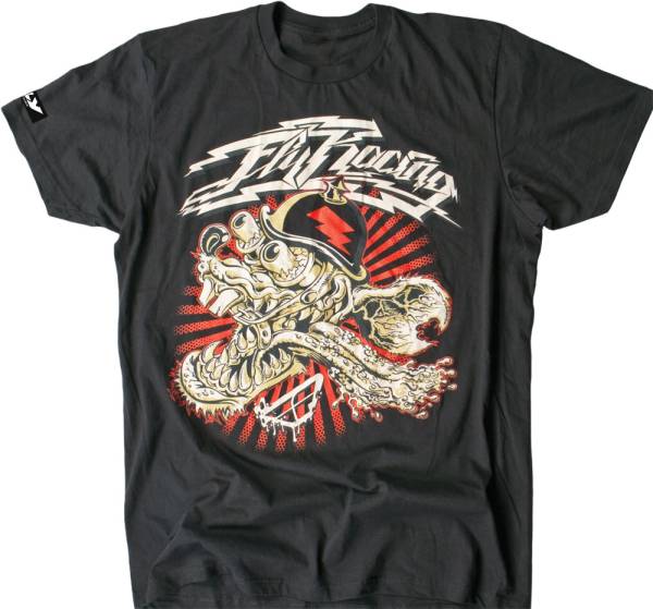 FLY RACING - RAT RACER TEE BLACK M - Image 1