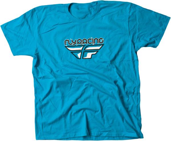 FLY RACING - F-WING TEE TURQUOISE M - Image 1