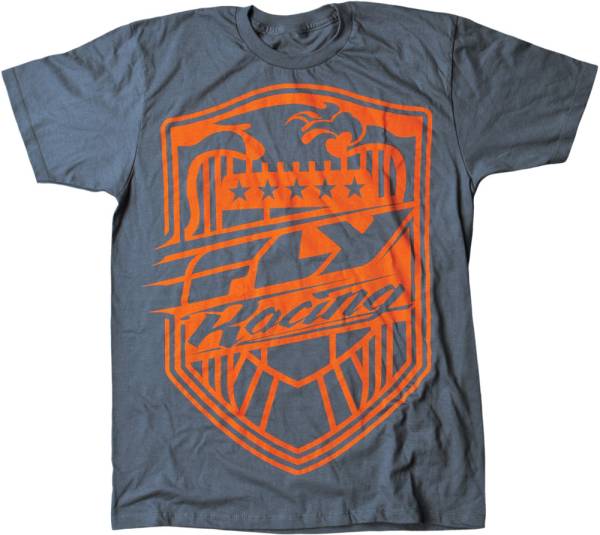 FLY RACING - SQUAD TEE GREY L - Image 1