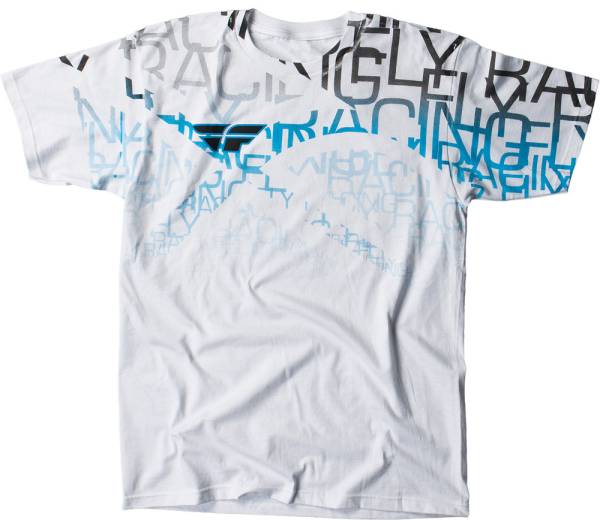 FLY RACING - WIRE TEE WHITE 2X - Image 1