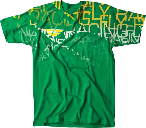 FLY RACING - WIRE TEE GREEN 2X - Image 1