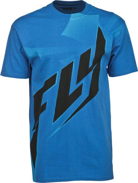 FLY RACING - HALFTONE TEE BLUE/BLACK 2X - Image 1