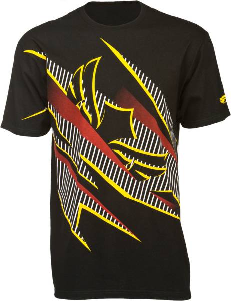 FLY RACING - SPONSORED TEE BLACK 2X - Image 1