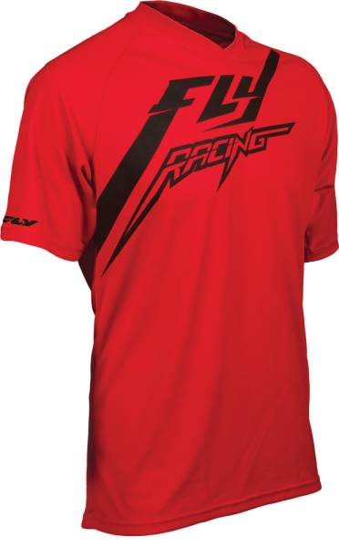 FLY RACING - ACTION TEE RED/BLACK 2X - Image 1