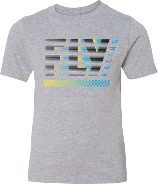 FLY RACING - YOUTH FLY FLEX TEE LIGHT GREY YL - Image 1