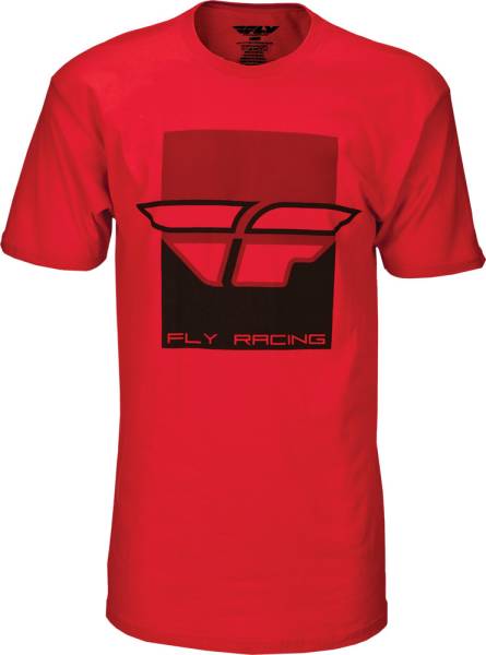 FLY RACING - COLOR BLOCK TEE RED 2X - Image 1