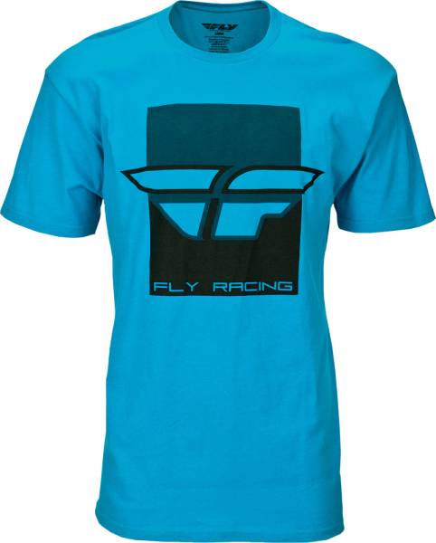 FLY RACING - COLOR BLOCK TEE TURQUOISE 2X - Image 1