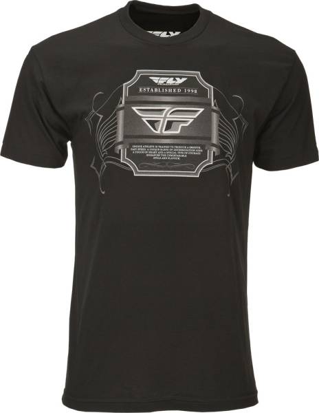 FLY RACING - ESTABLISHED TEE BLACK 2X - Image 1