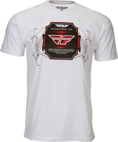 FLY RACING - ESTABLISHED TEE WHITE 2X - Image 1