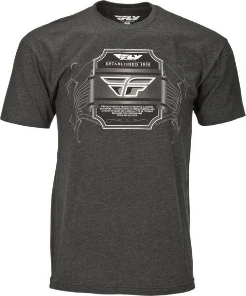 FLY RACING - ESTABLISHED TEE GREY 2X - Image 1