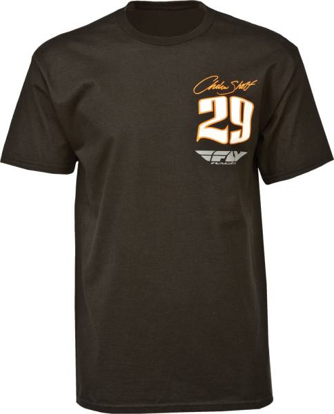 FLY RACING - ANDREW SHORT TEE BLACK 2X - Image 1