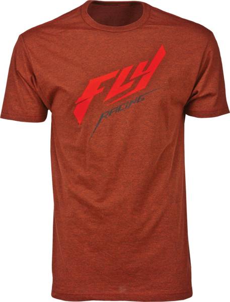 FLY RACING - STOCK TEE BRICK/HEATHER 2X - Image 1