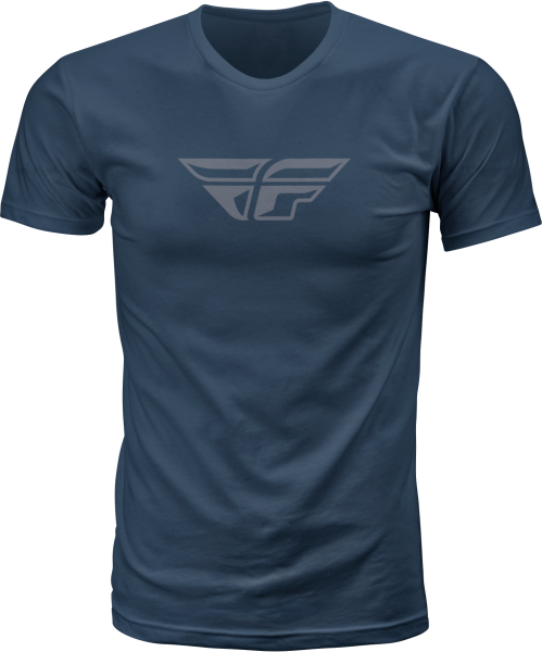 FLY RACING - FLY F-WING TEE MIDNIGHT NAVY/GREY 2X - Image 1