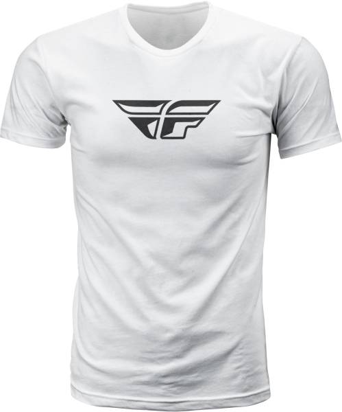 FLY RACING - FLY F-WING TEE WHITE 2X - Image 1