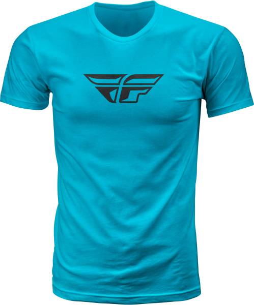 FLY RACING - FLY F-WING TEE TURQUOISE 2X - Image 1