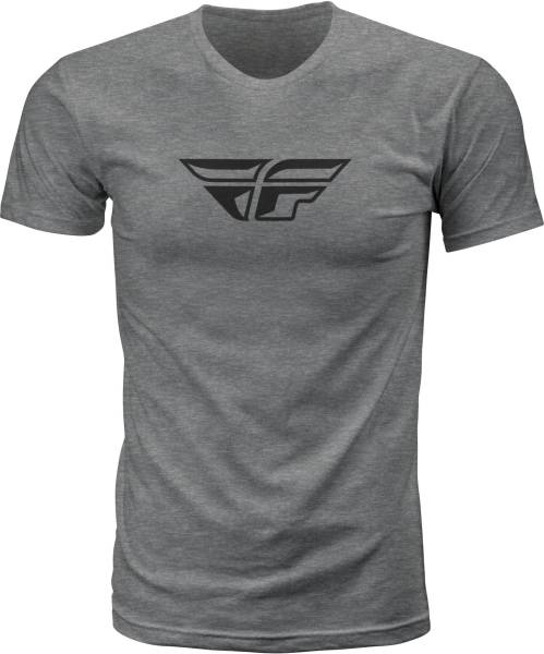 FLY RACING - FLY F-WING TEE DARK GREY HEATHER 2X - Image 1