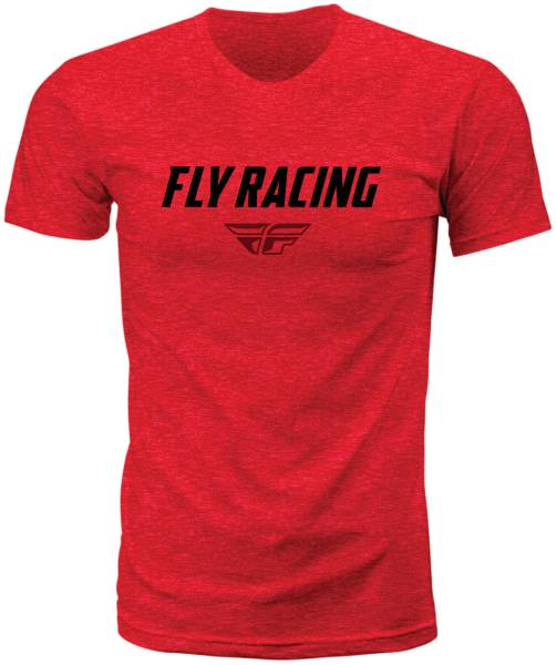 FLY RACING - FLY EVO TEE RED HEATHER 2X - Image 1