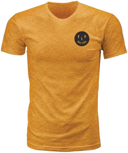 FLY RACING - FLY SMILE TEE MUSTARD HEATHER 2X - Image 1