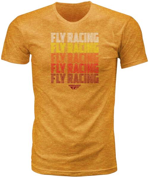 FLY RACING - FLY NOSTALGIA TEE MUSTARD HEATHER 2X - Image 1