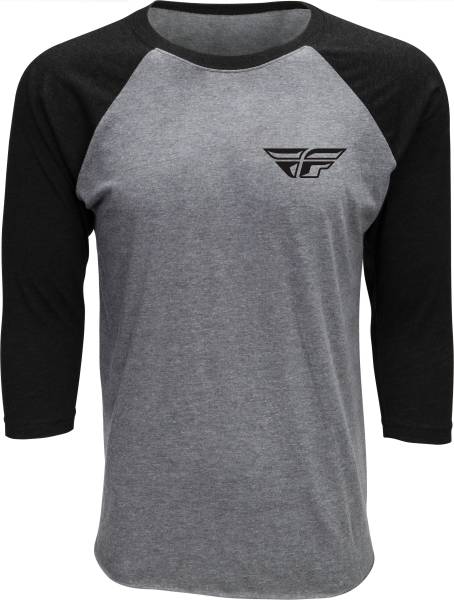 FLY RACING - FLY ART 3/4 SLEEVE TEE BLACK 2X - Image 1