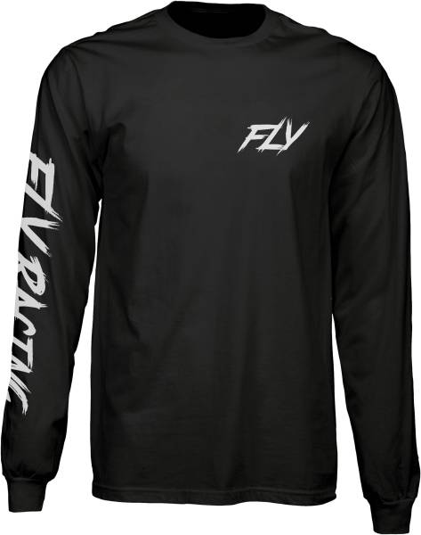 FLY RACING - FLY FUSION L/S TEE BLACK 2X - Image 1