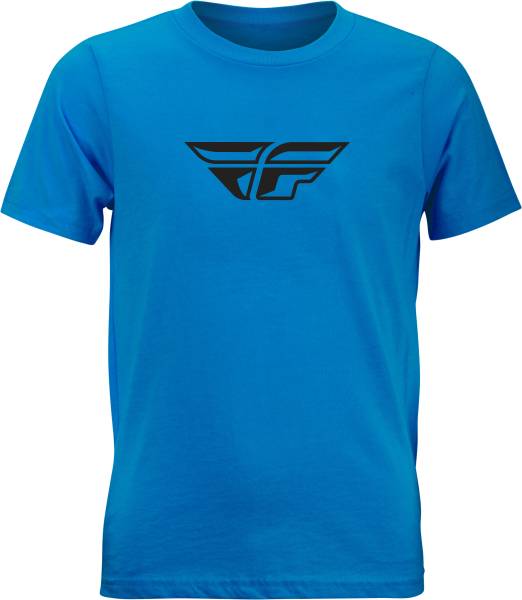 FLY RACING - YOUTH FLY F-WING TEE TURQUOISE YL - Image 1