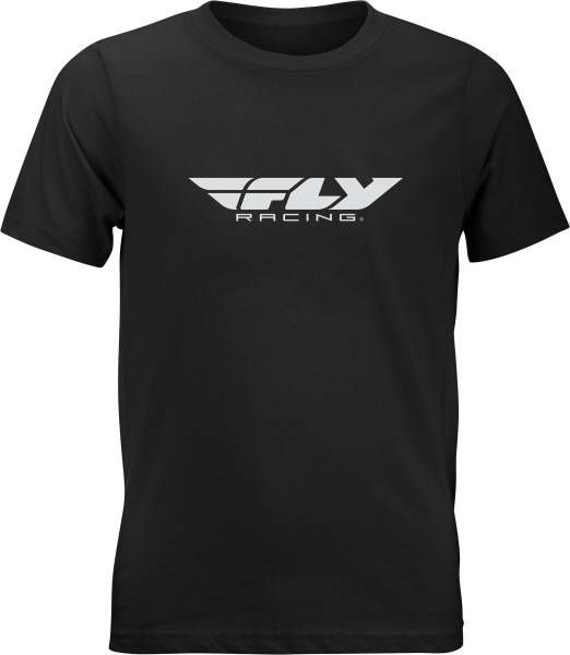 FLY RACING - YOUTH FLY CORPORATE TEE BLACK YL - Image 1