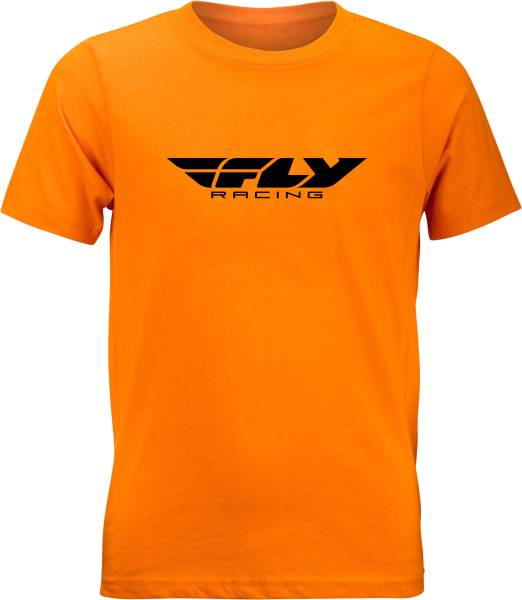 FLY RACING - YOUTH FLY CORPORATE TEE ORANGE YL - Image 1