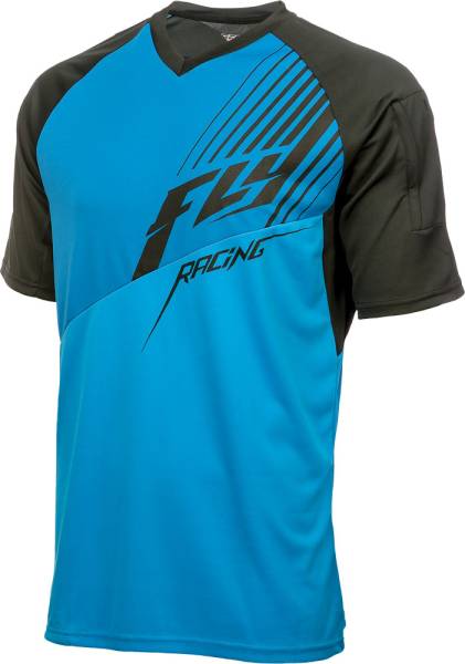 FLY RACING - ACTION ELITE JERSEY BLACK/BLUE 2X - Image 1