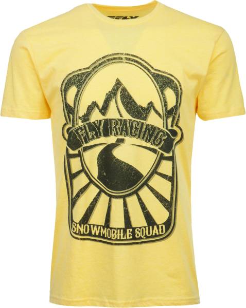 FLY RACING - FLY SQUAD TEE YELLOW 2X - Image 1