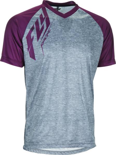 FLY RACING - ACTION JERSEY SHIRT HEATHER GREY/RUSSET 2X - Image 1