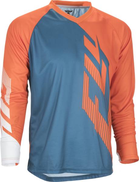 FLY RACING - RADIUM JERSEY TEAL/ORANGE/WHITE 2X - Image 1