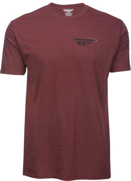 FLY RACING - CHOICE TEE BRICK RED 2X - Image 1