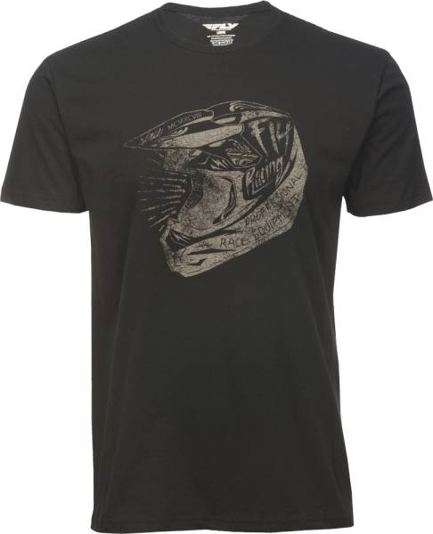 FLY RACING - HEAD CASE TEE BLACK 2X - Image 1