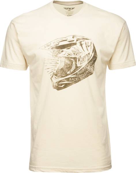 FLY RACING - HEAD CASE TEE CREAM 2X - Image 1