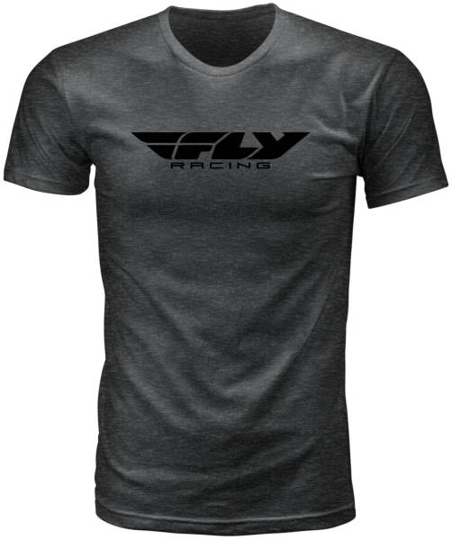 FLY RACING - FLY CORPORATE TEE BLACK ONYX HEATHER 2X - Image 1