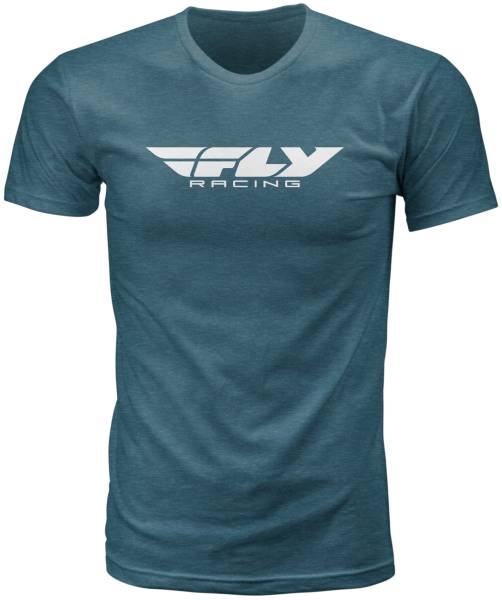 FLY RACING - FLY CORPORATE TEE EMERALD HEATHER 2X - Image 1