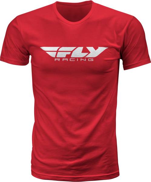 FLY RACING - FLY CORPORATE TEE RED 2X RED 2X - Image 1