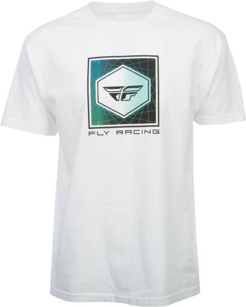 FLY RACING - SPOKE TEE WHITE 2X - Image 1