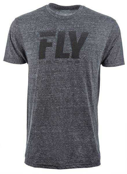 FLY RACING - LOGO FADE TEE BLACK 2X - Image 1