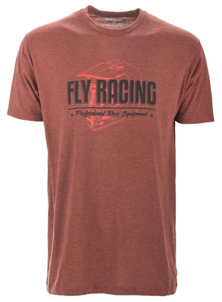 FLY RACING - FLY ERA TEE BRICK/BLACK/HEATHER 2X - Image 1