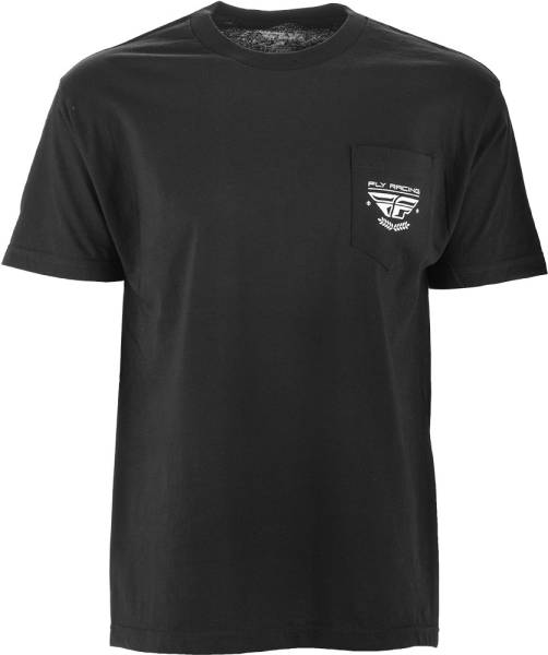 FLY RACING - FLY POCKET TEE BLACK 2X BLACK 2X - Image 1